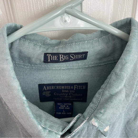 Abercrombie & Fitch The Big Shirt Country Clothes Button Down Shirt Vintage - Picture 2 of 5